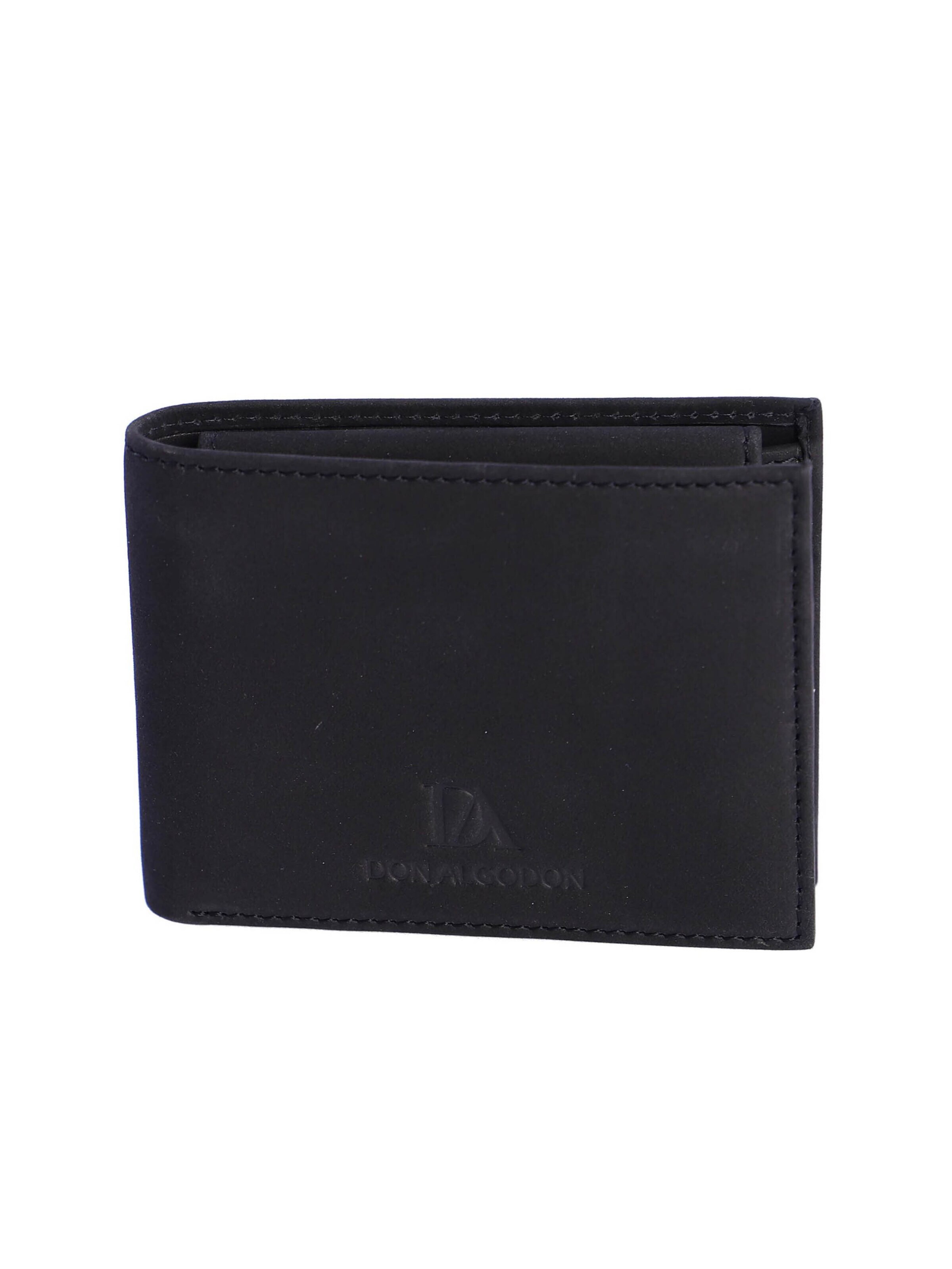 Don Algodon - Cartera 'Cartera para hombre Jose de piel con protección RFID' en negro: frente