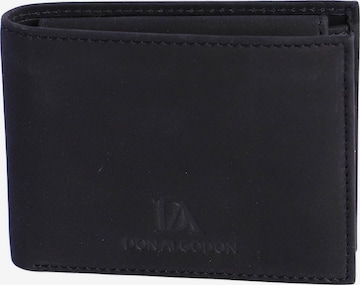 Don Algodon - Cartera 'Cartera para hombre Jose de piel con protección RFID' en negro: frente