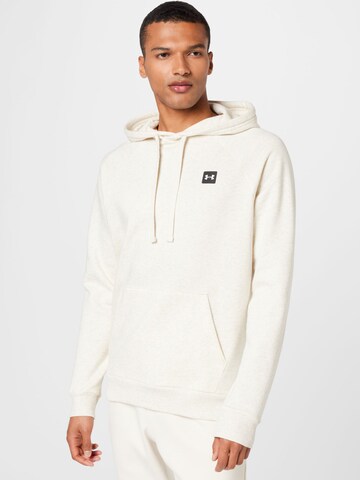 UNDER ARMOUR Regular Fit Sportsweatshirt 'Rival' in Grau: Vorderseite