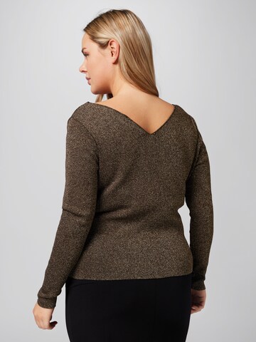 A LOT LESS Pullover 'Nina' i brun