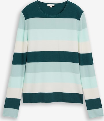 Pulover de la TOM TAILOR pe verde: față