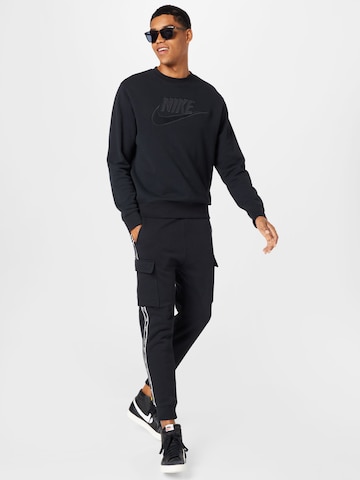 Nike Sportswear Дънки Tapered Leg Карго панталон в черно