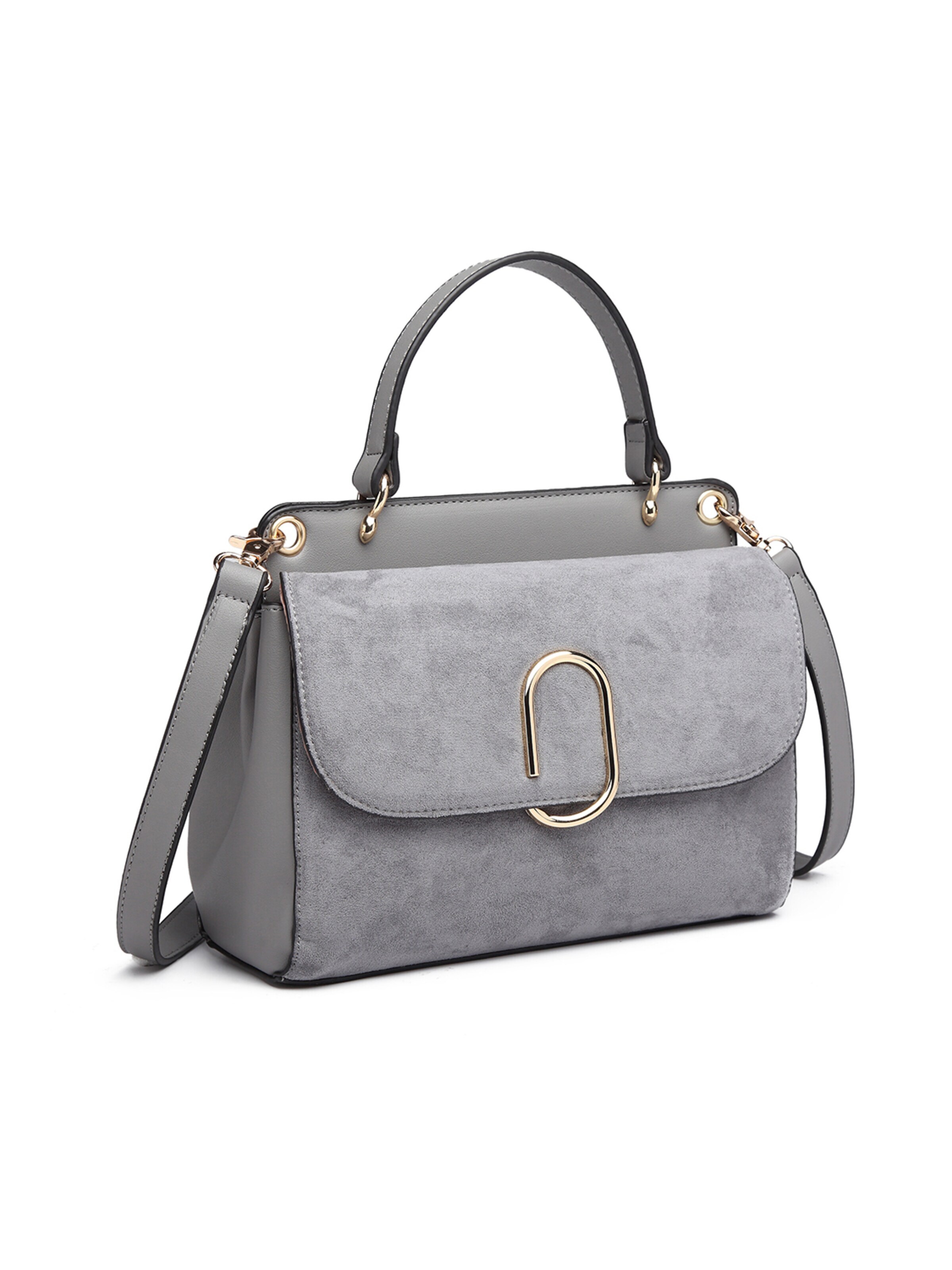 Miss Lulu Shoulder Bag in Grey