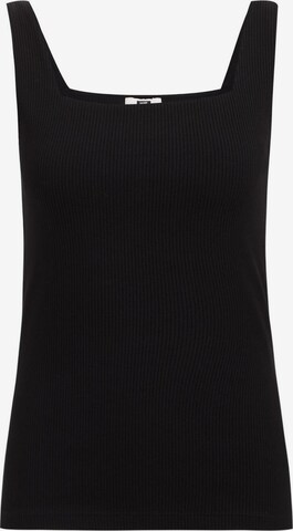 WE Fashion Undershirt in Black: front