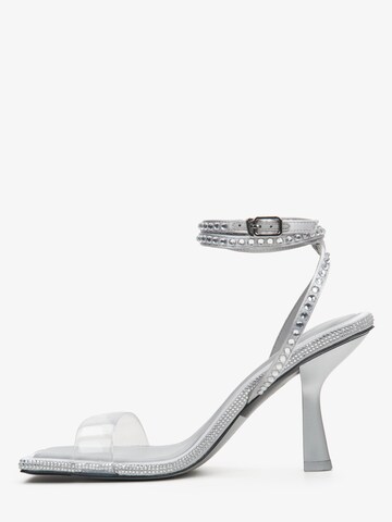 Estro - Sandalias '2238-12' en plata: frente