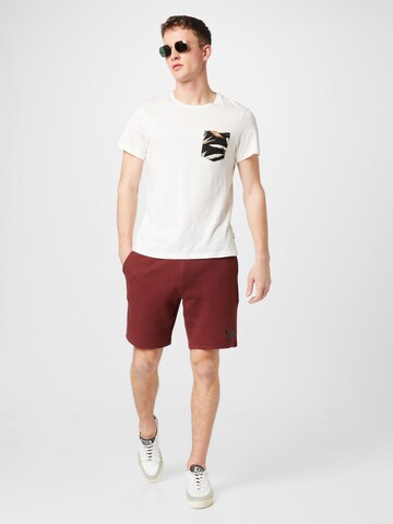 RVCA Regular Sportbroek in Rood