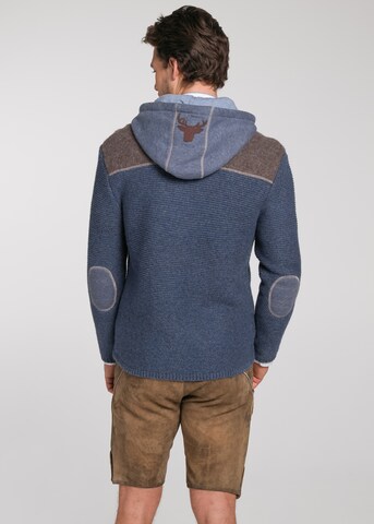 SPIETH & WENSKY Knit Cardigan 'Dakar' in Blue