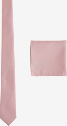 Next Set: Krawatte und Einstecktuch in One Size in rosa, Produktansicht