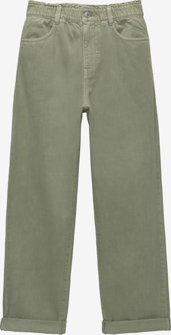 Pull&Bear Loosefit Jeans i grön: framsida
