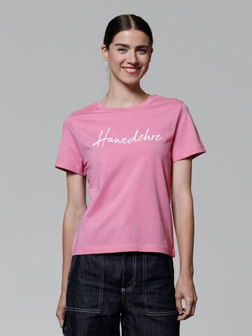 Maglietta ' Hawedehre ' di Watapparel in rosa: frontale