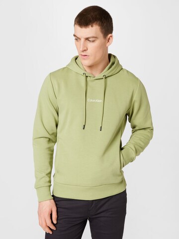 Calvin Klein Regular Sweatshirt in Green: front