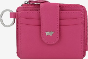 Braun Büffel Wallet 'Joy ' in Pink: front
