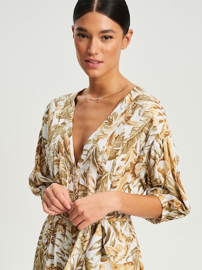 Rochie 'Serafina' St MRLO pe maro / oliv / alb, Vizualizare produs