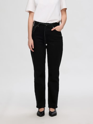 SELECTED - regular Vaquero 'ALICE' en negro: frente