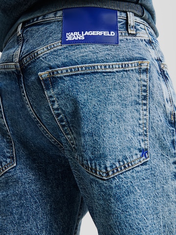 KARL LAGERFELD JEANS Tapered Jeans i blå