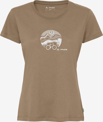 VAUDE T-Shirt in Beige: Vorderseite