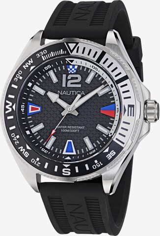 NAUTICA Analog Watch 'CLEARWATER BEACH' in Silver