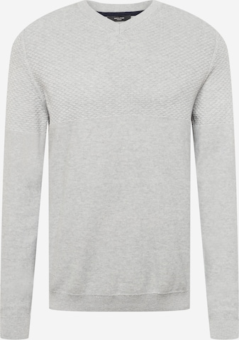 JACK & JONES Sweater in Grey: front