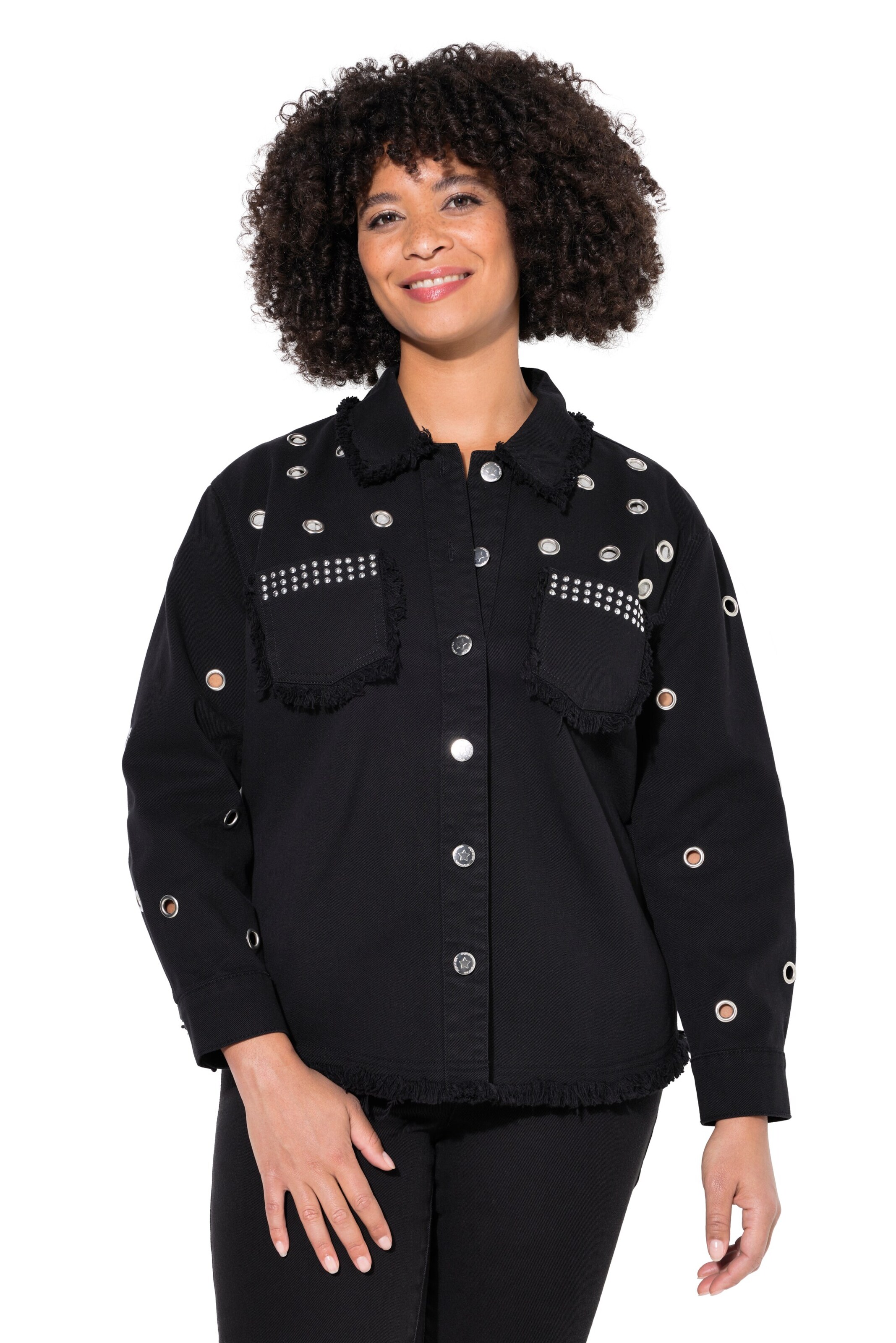 Angel of Style Between-season jacket in Black: front