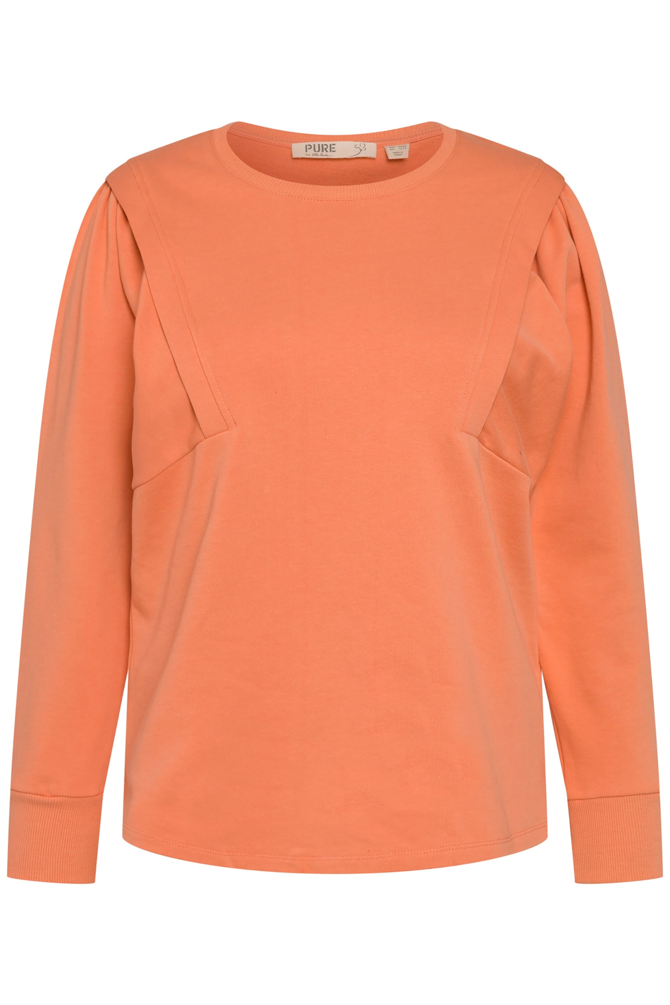Ulla Popken Sweatshirt in Orange: Vorderseite