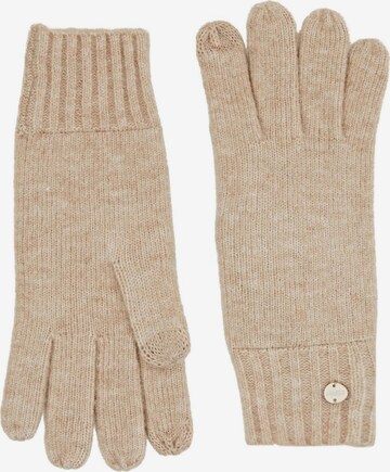 ESPRIT Fingerhandschuhe in Beige: predná strana