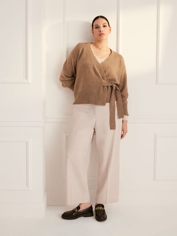 Pull-over 'Pina' Guido Maria Kretschmer Curvy en beige