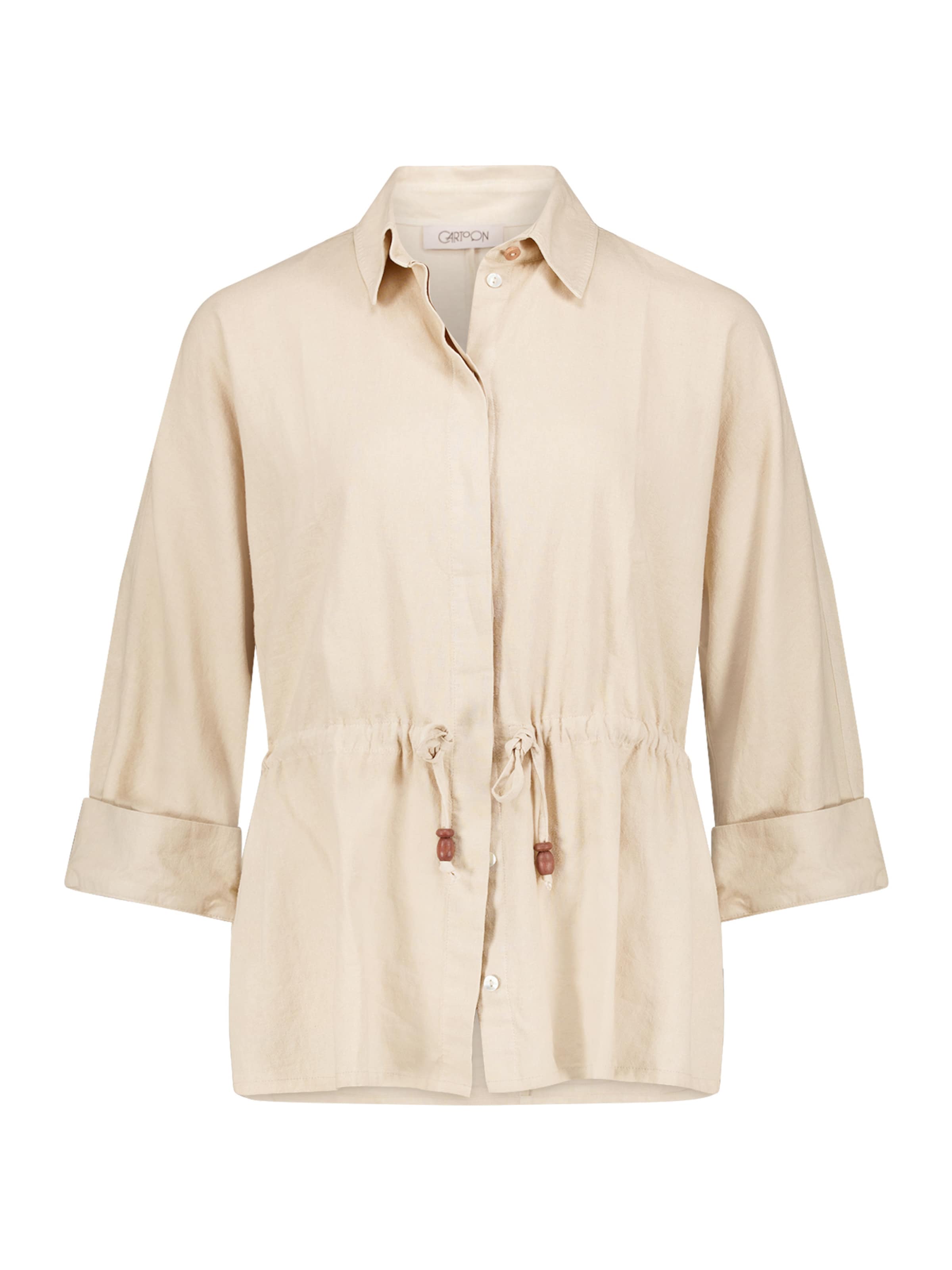 Cartoon Veste mi-saison en beige, Vue avec produit