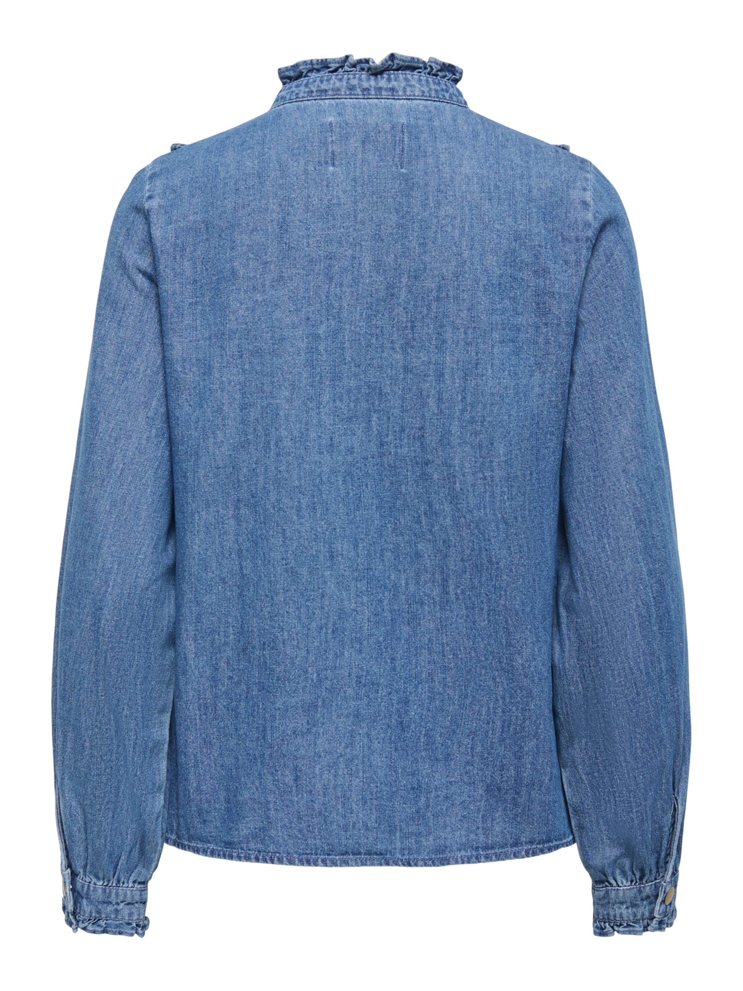 ONLY - Blusa 'ONLELLIE' en azul