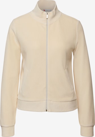 STREET ONE Sweatjacke in Beige: Vorderseite