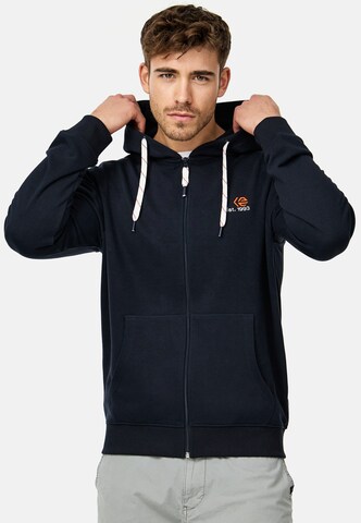 Veste de survêtement ' Howard ' INDICODE JEANS en bleu