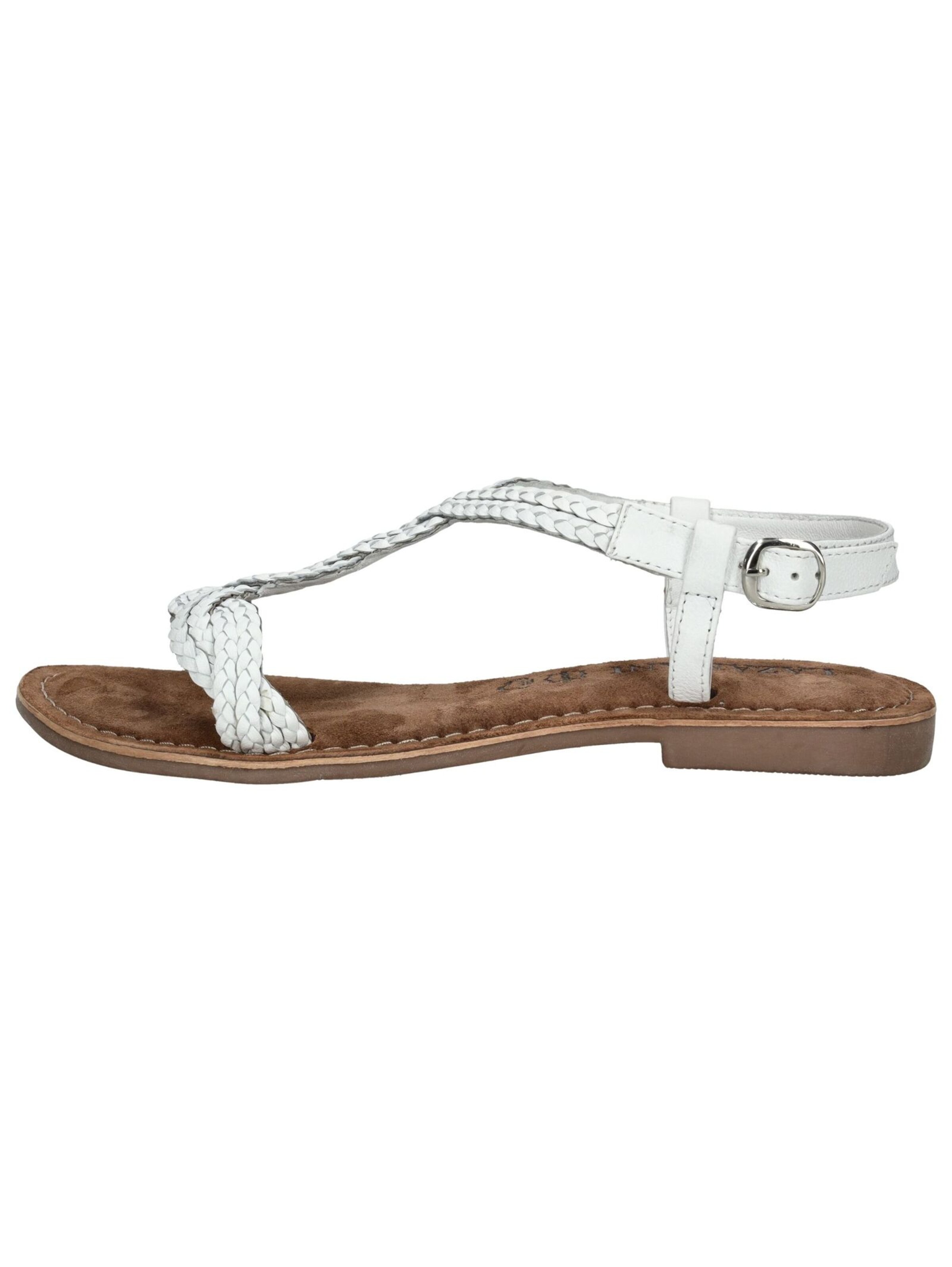 LAZAMANI Sandale in Weiß