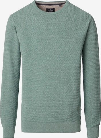 CASAMODA Pullover 'Basic' in Grün: Vorderseite