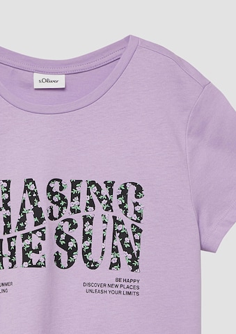 T-Shirt s.Oliver en violet