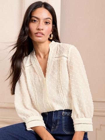 love & roses Bluse in Beige