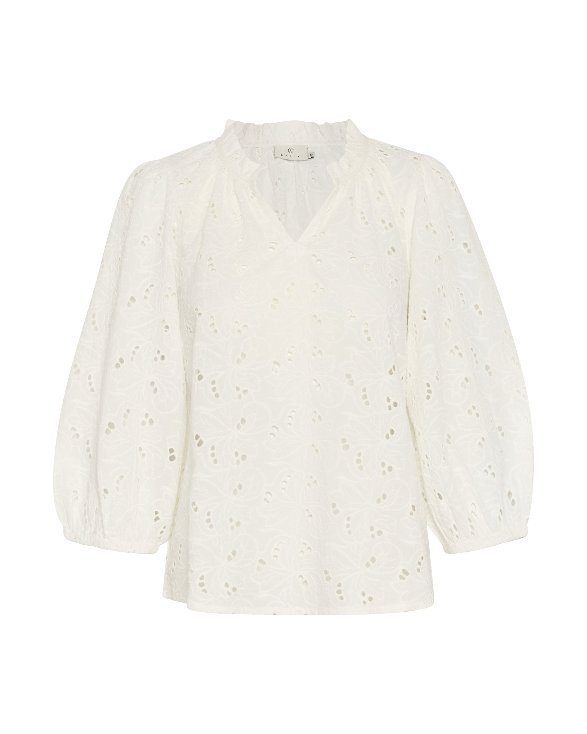 Kaffe Blouse 'Tessa' in Wit: voorkant
