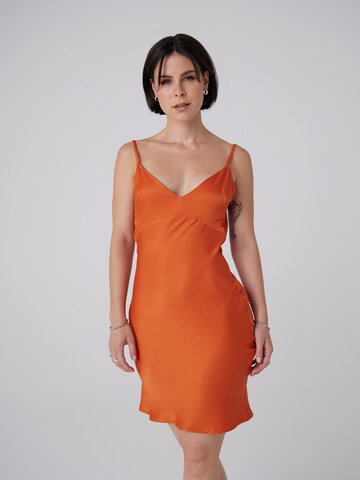 A LOT LESS - Vestido 'Anais' en naranja