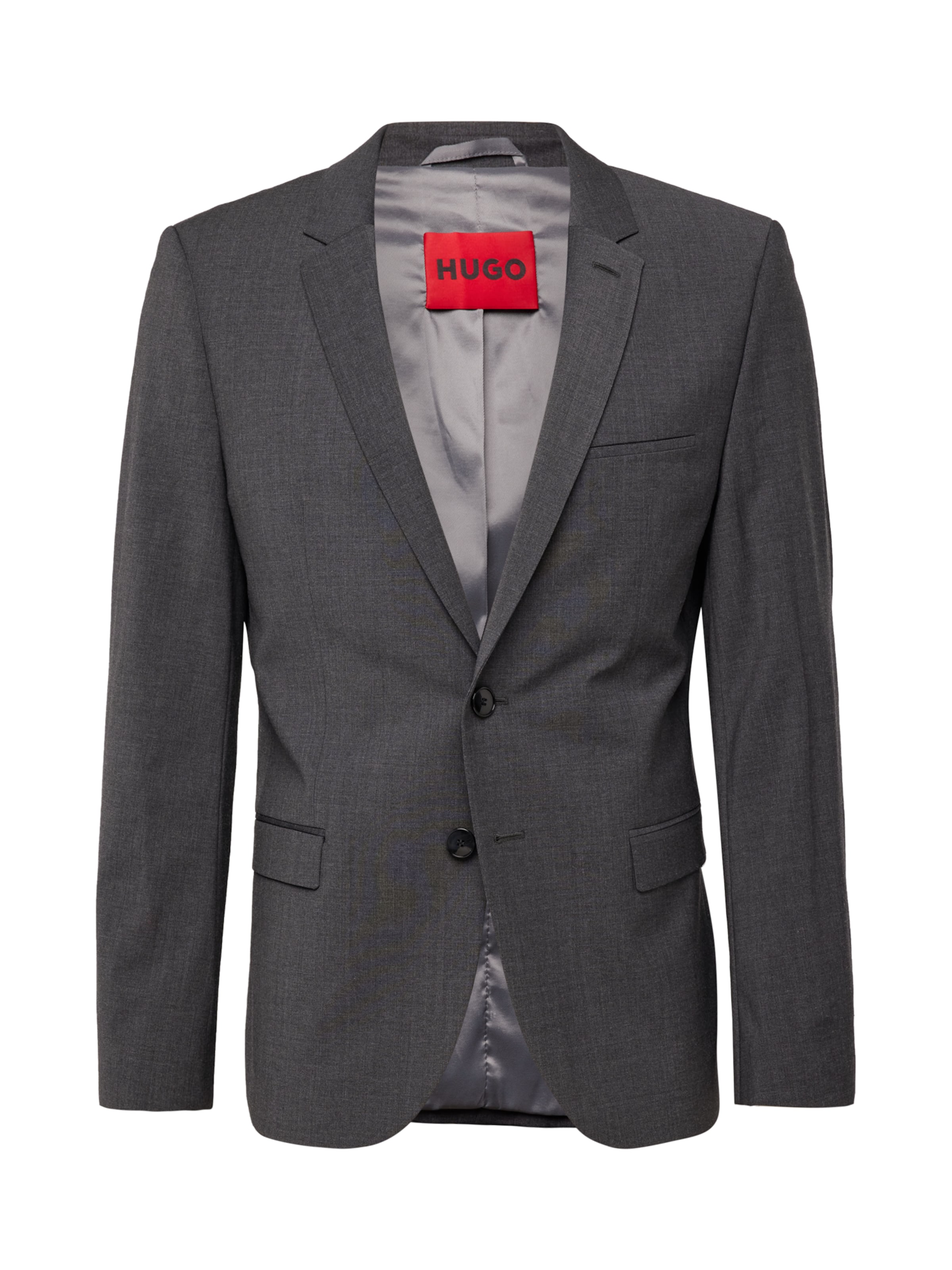 HUGO Společenské sako – šedá: přední strana