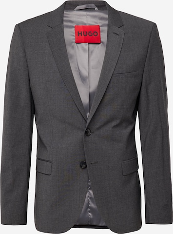 Coupe slim Veste de costume HUGO Red en gris : devant