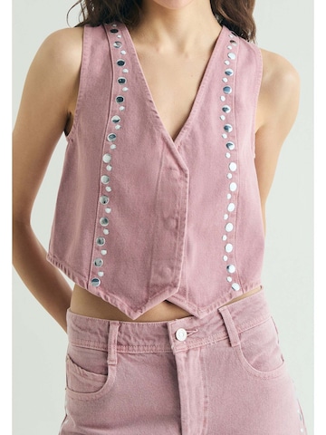 Scalpers Vest in Pink