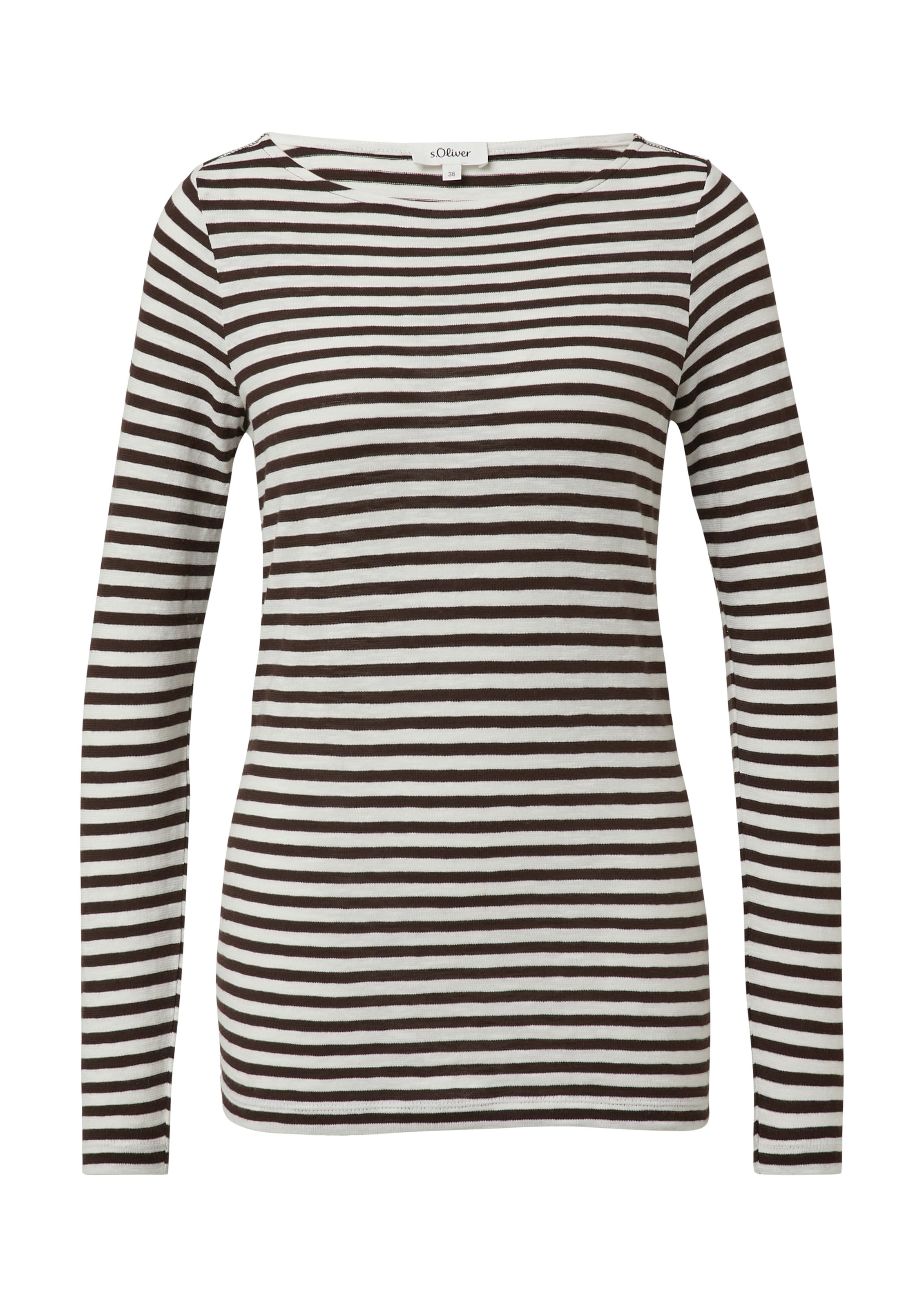 brūns s.Oliver T-Krekls: no priekšpuses