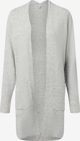 Marie Lund Strickmantel in Grau: Vorderseite