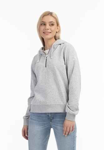 DreiMaster Maritim Sweatshirt 'Kilata' in Grijs: voorkant