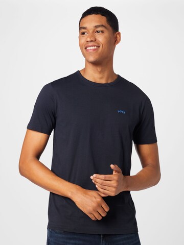 BOSS T-Shirt in Blau: Vorderseite