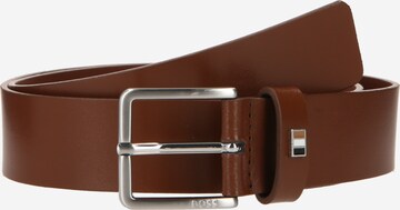 Ceinture 'Ther' BOSS en marron : devant