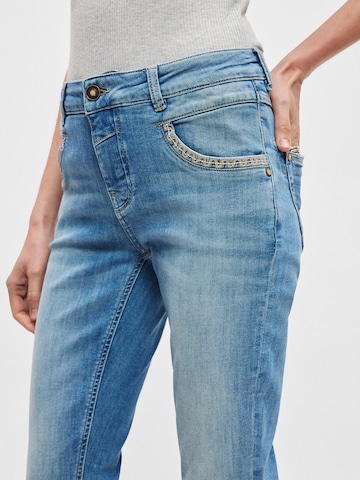 MOS MOSH Slimfit Farmer 'Naomi' - kék