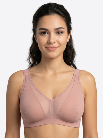Vivisence T-shirt Bra '1088' in Pink: front