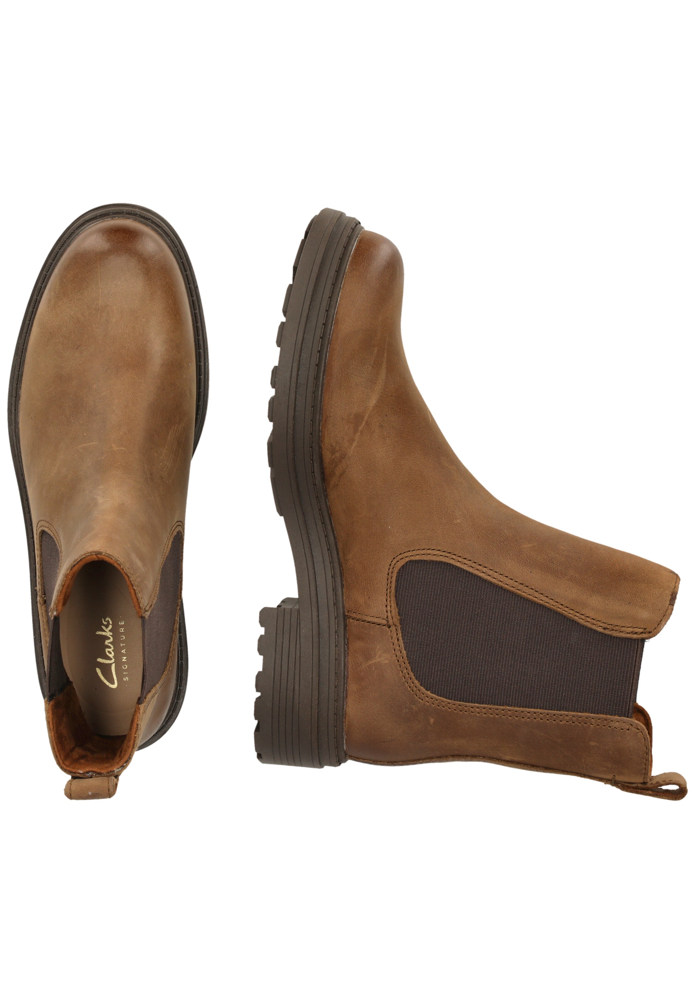 CLARKS Enkellaarsje 'Orinoco3 Top' in Bruin