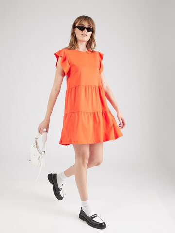 Rochie de vară 'SUMMER' de la VILA pe portocaliu