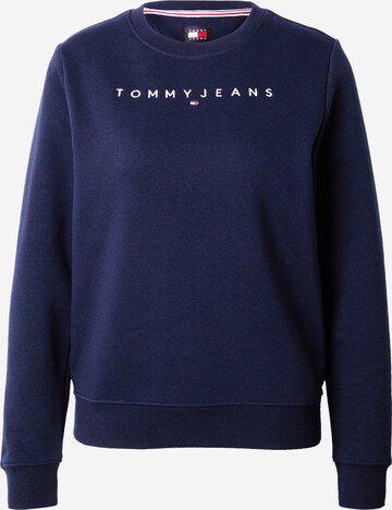 Tommy Jeans Sweatshirt i blå: framsida