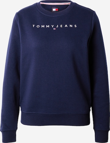 Tommy Jeans Sweatshirt i blå: forside